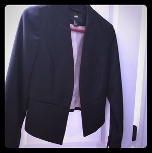 H&M Womans black dress coat